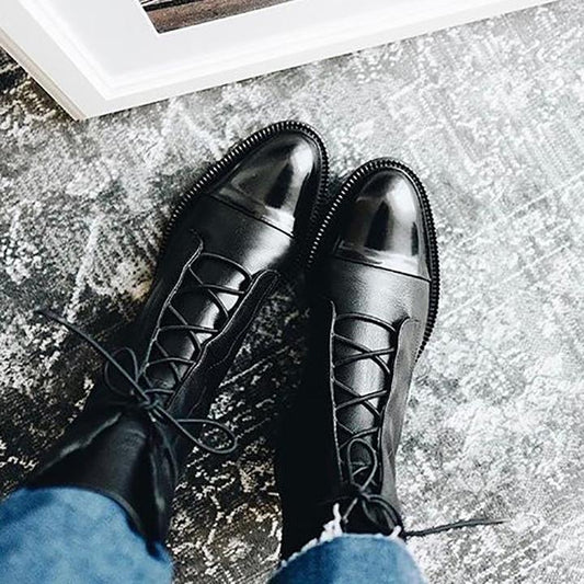 Wilhelmina - Women's Classic Zipper Boots - photo 2