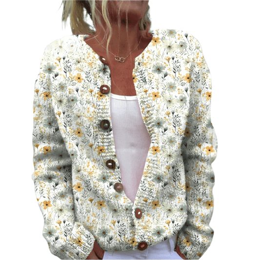 Beatrix - Women's Floral Cardigan - photo 2