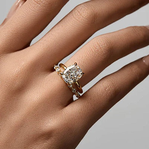 Tilly - Women's Petite Side Marquise Band Minimalist Ring - photo 9