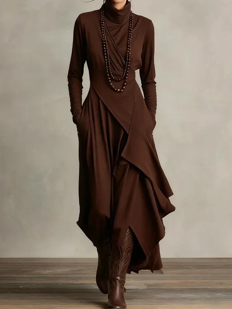 Saskia - Women's Knit Maxi Dress - photo 10