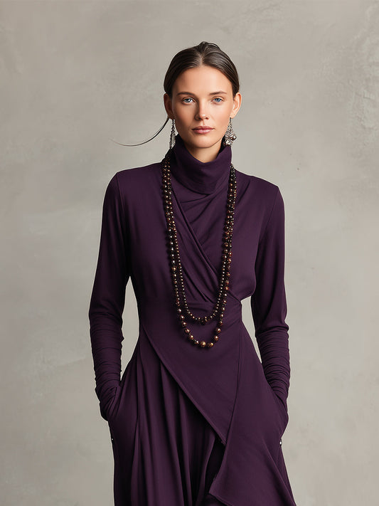 Saskia - Women's Knit Maxi Dress - photo 2