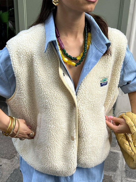 Paloma - Women's Tailored Button-Front Vest - photo 2