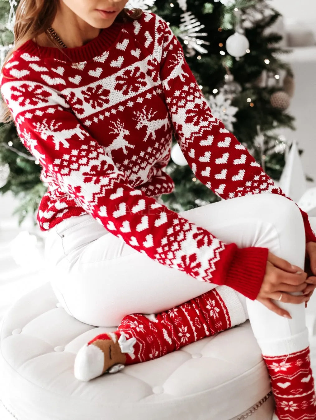 Lavinia - Women's Cotton Long Jumper - photo 5