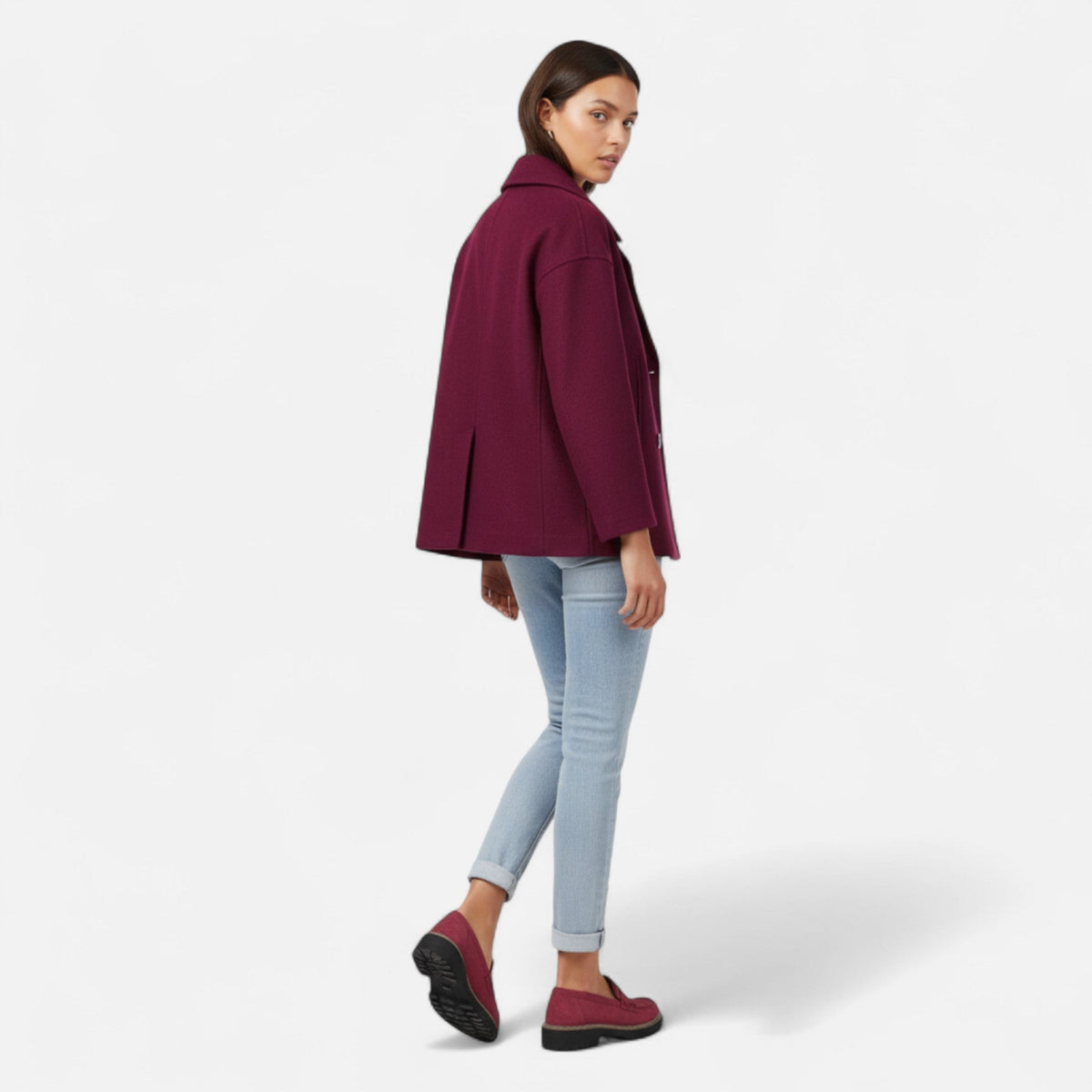 Xenia - Women's Cropped Blazer - photo 8