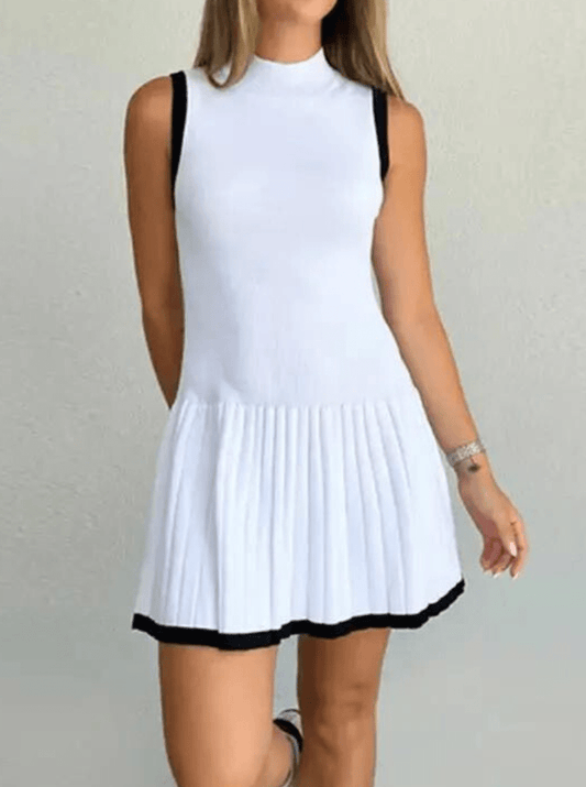Giselle - Women's Drop Waist Knee Dress - photo 2