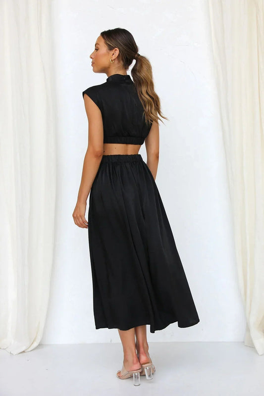Eliane - Women's Midi Cutouts Dress - photo 2