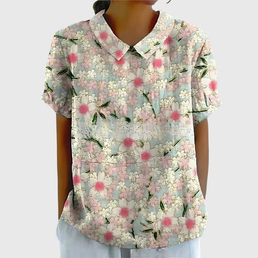 Blythe - Women's Linen Short Blouse - photo 2