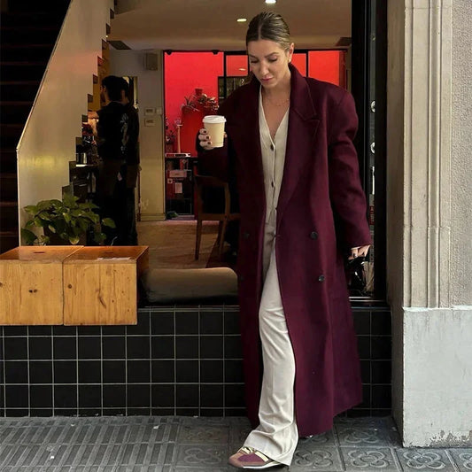 Susanna - Women's Oversized Longline Coat - photo 2