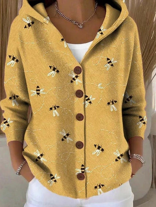 Marit - Women's Relaxed Hooded Cardigan - photo 2