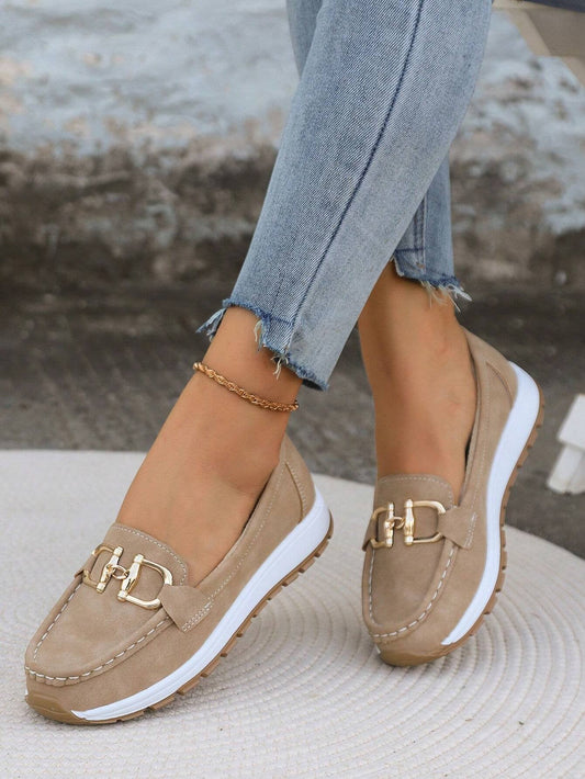 Annika - Women's Buckles Buckle Loafers - photo 2