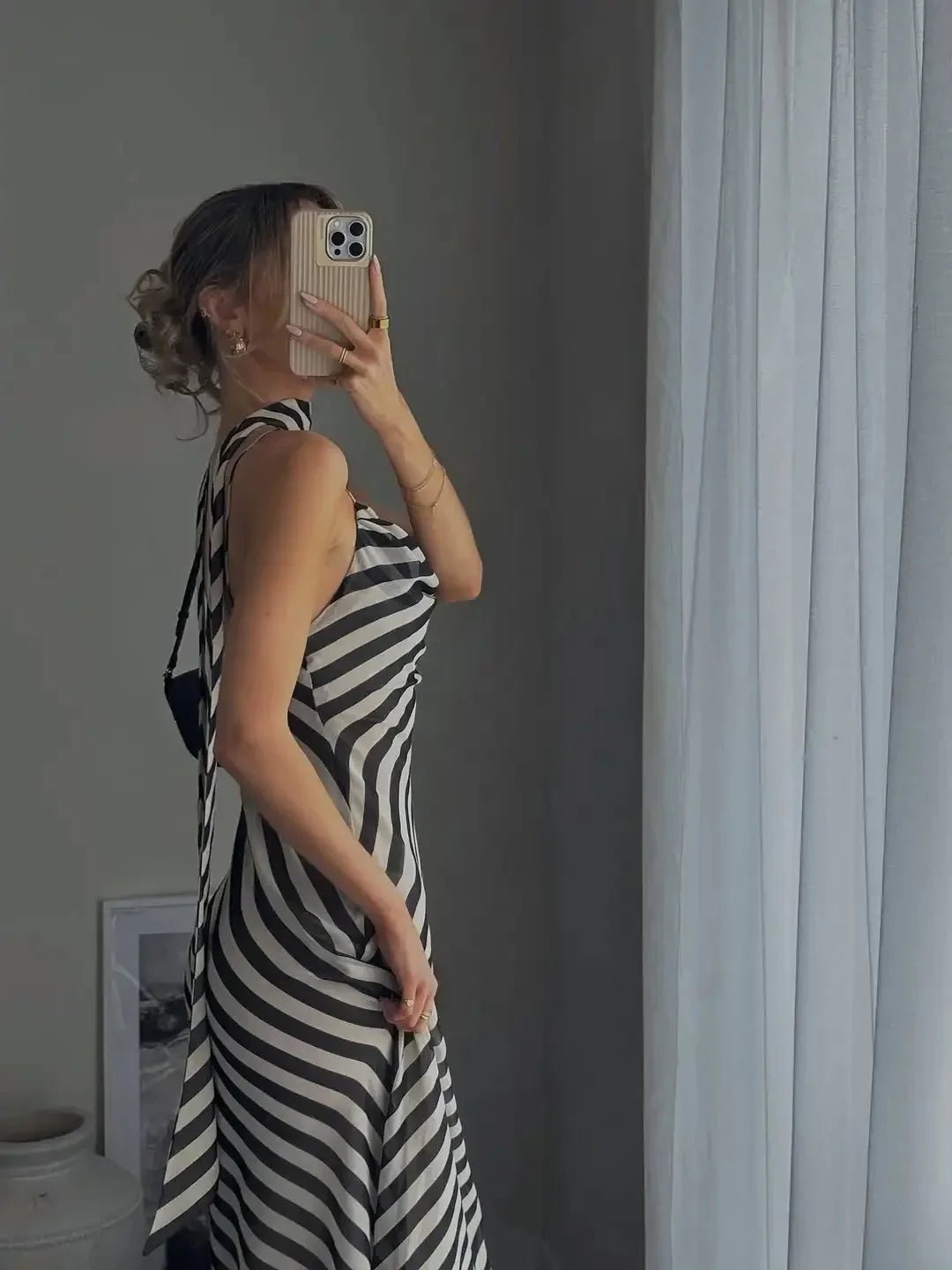 Danica - Women's Maxi Striped Dress - photo 5
