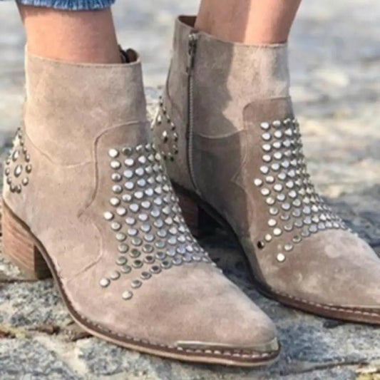 Danica - Women's Classic Pointed Zipper Boots - photo 2