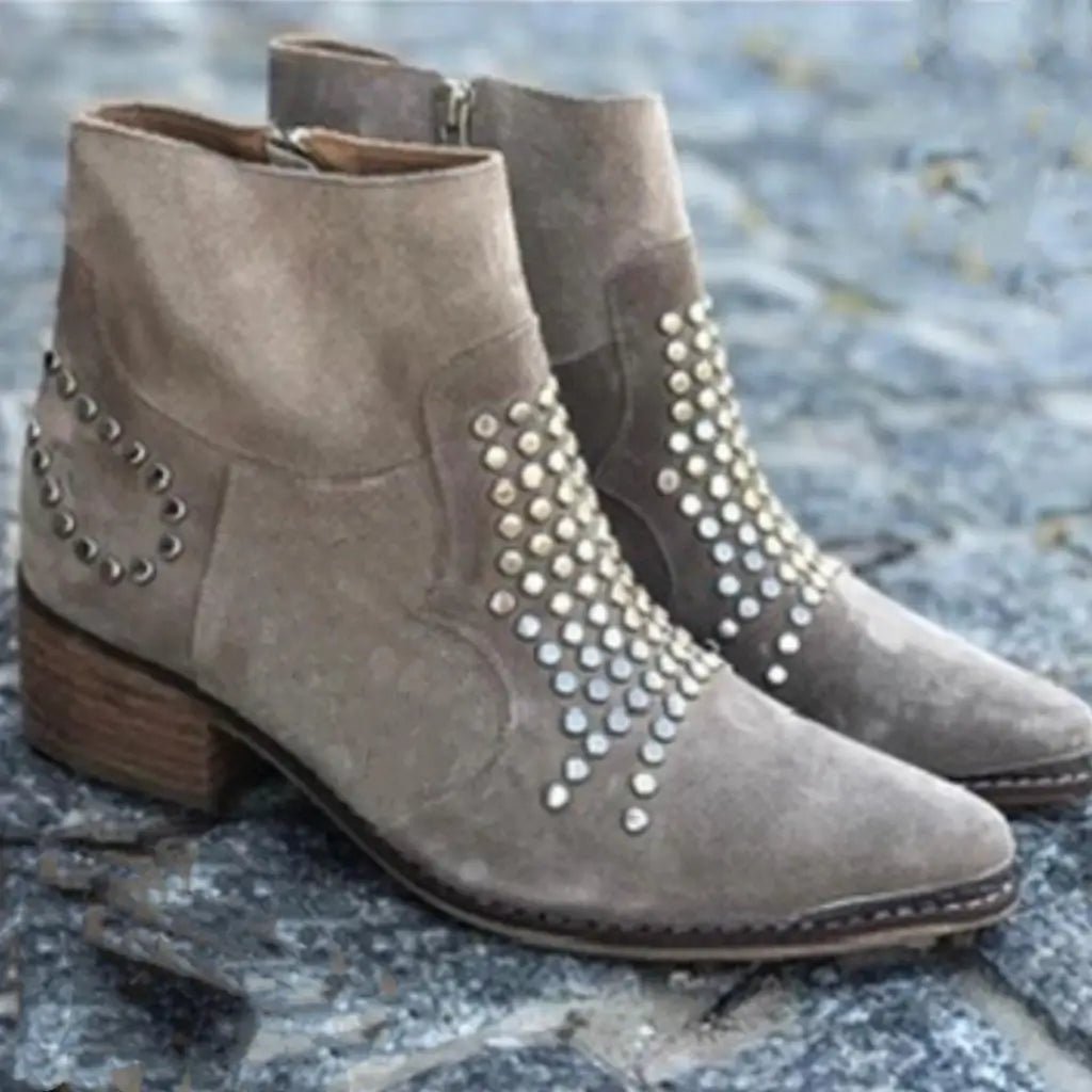Danica - Women's Classic Pointed Zipper Boots - photo 3