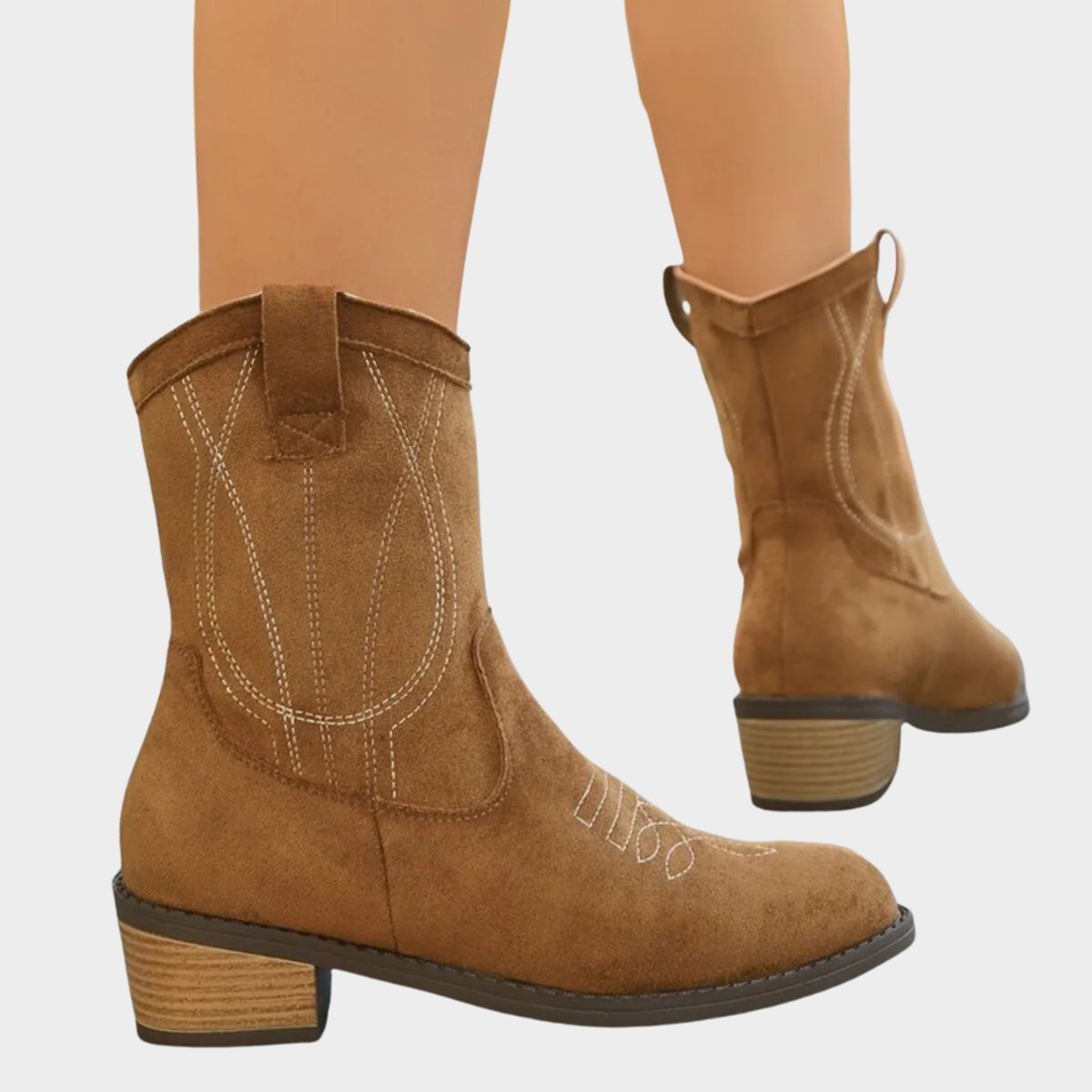 Helene - Women's Cowboy Suede Boots - photo 6