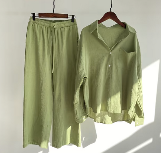 Liora - Women's Relaxed Elastic Two-Piece Set - photo 2