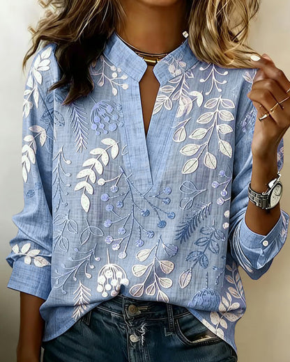 Margaux - Women's Touch Floral Blouse - photo 4