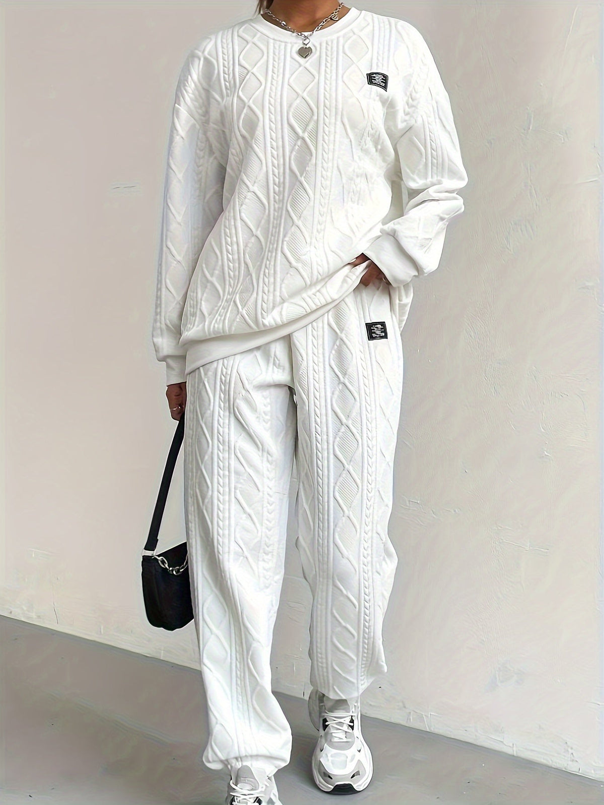 Rosalie - Women's Cable Knit Loungewear