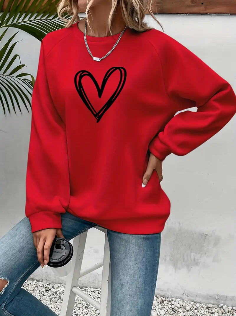 Nola - Women's Long Heart Sweater - photo 5