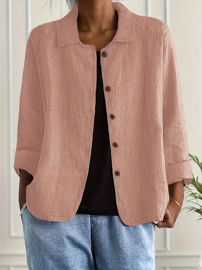 Ottilie - Women's Linen Linen-Look Top - photo 2