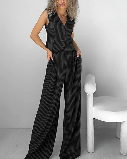 Primrose - Women's Pinstriped Set - photo 6