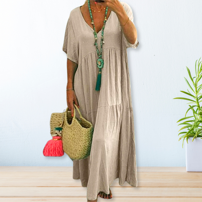 Jolaine - Women's Relaxed Fit Summer Maxi Dress (Plus Size Available) - photo 2