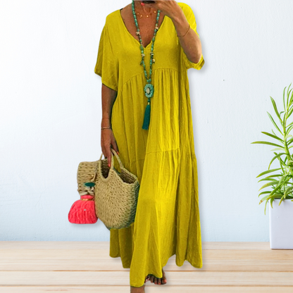 Jolaine - Women's Relaxed Fit Summer Maxi Dress (Plus Size Available) - photo 5