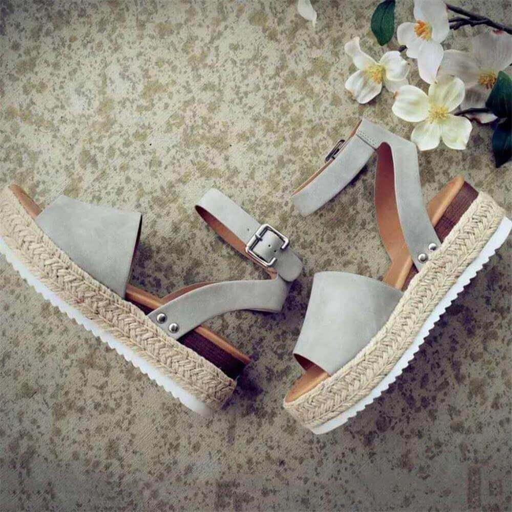 Cleo - Women's Leather Platform Sandal - photo 14