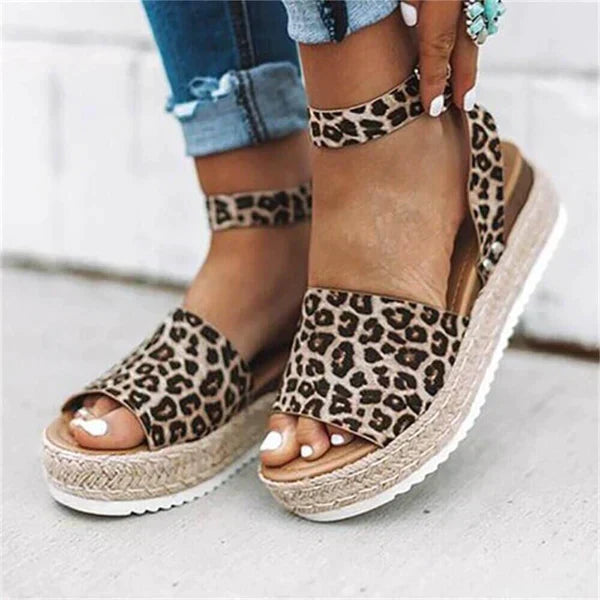 Cleo - Women's Leather Platform Sandal - photo 1