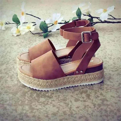 Cleo - Women's Leather Platform Sandal - photo 16