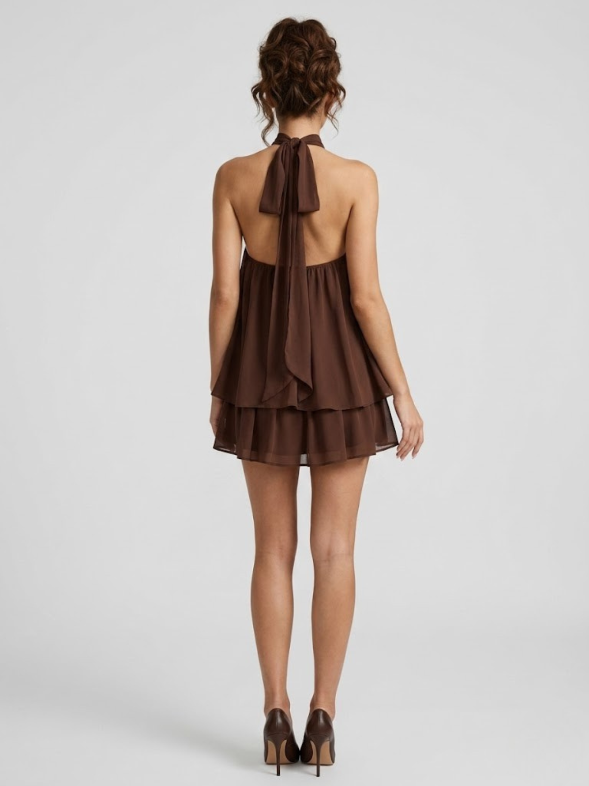Maribel - Women's Halter Backless Dress - photo 17