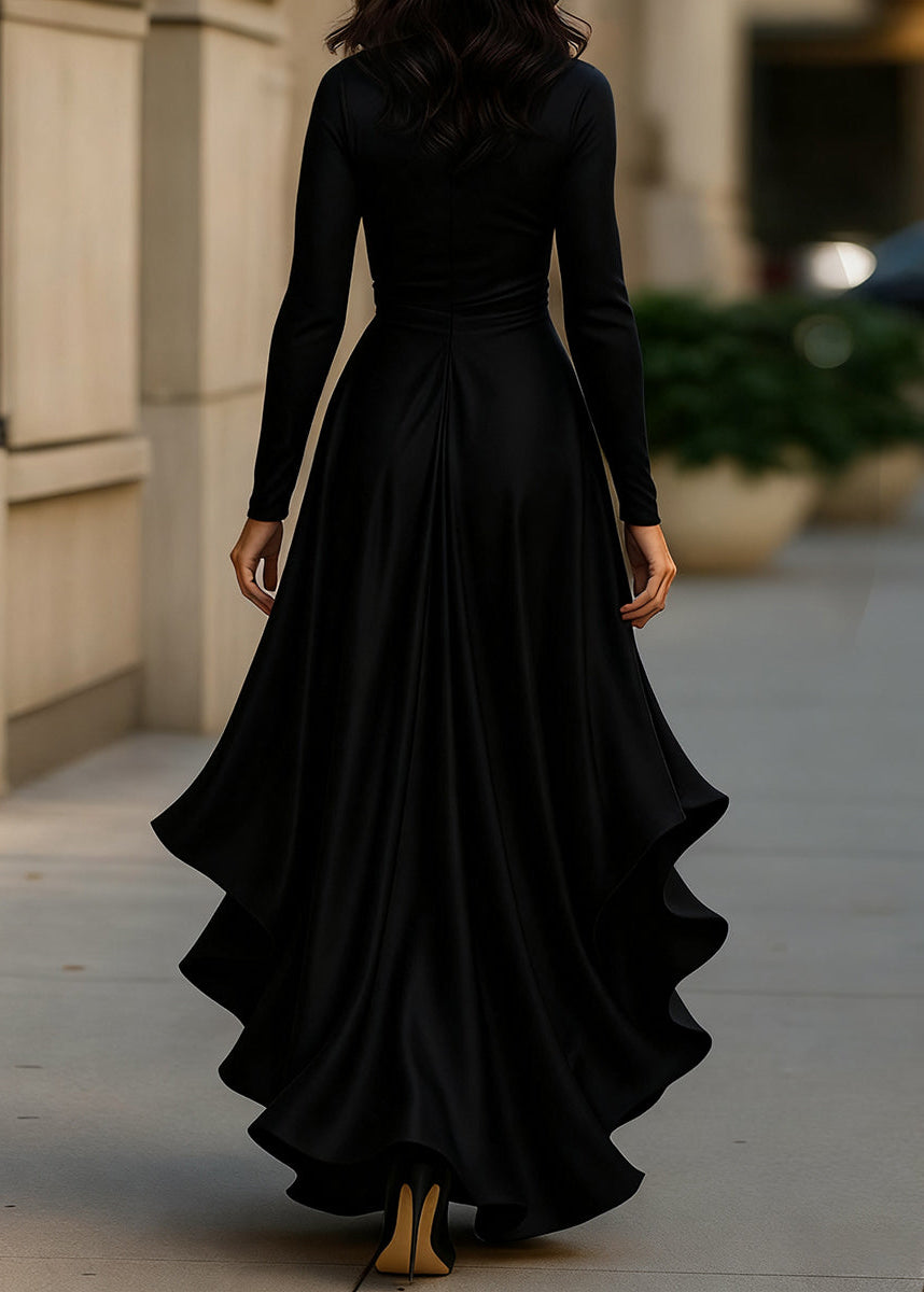 Ottilie - Women's Wrap Satin Dress - photo 11