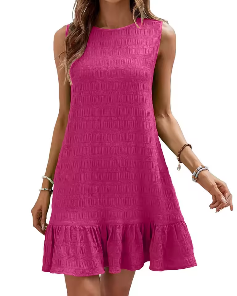 Sidonie - Women's Mini Textured Dress
