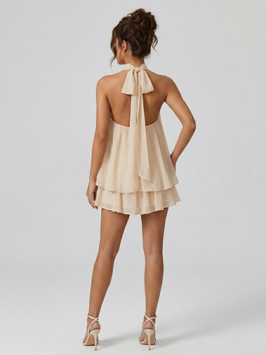 Maribel - Women's Halter Backless Dress - photo 2