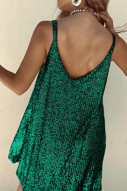 Serena - Women's Sheath Mini V-neck Dress - photo 14