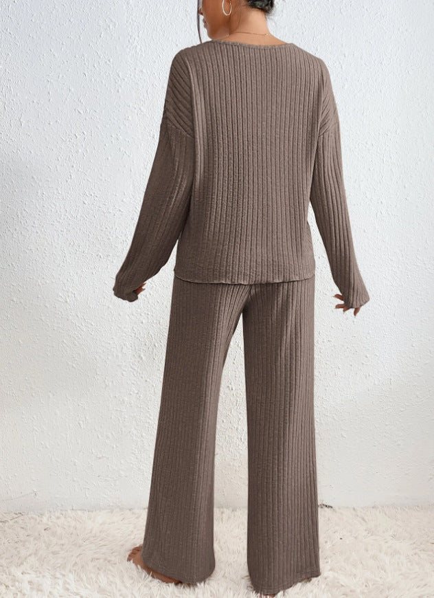 Margaux - Women's V-Neck Ribbed Set - photo 7