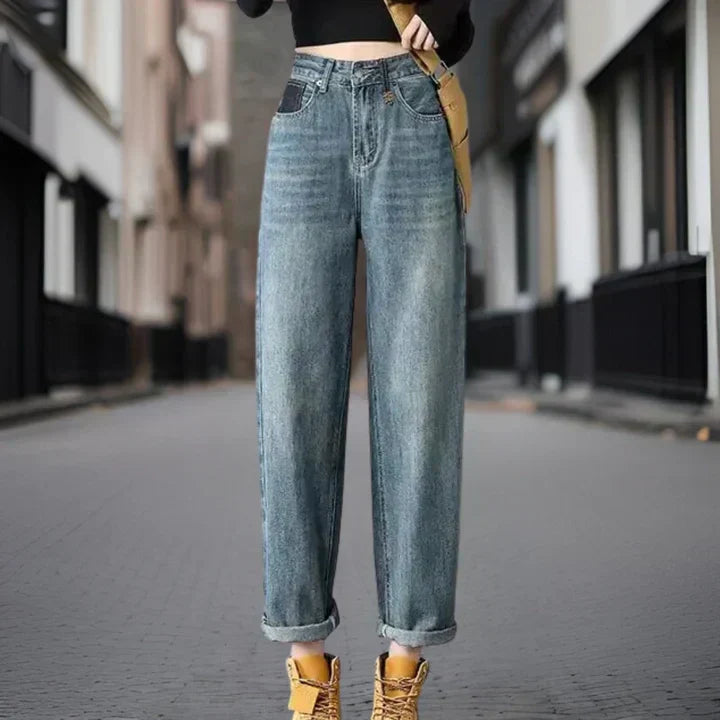 Philippa - Women's Straight Leg High Jeans - photo 1