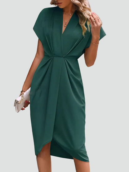 Zinnia - Women's Wrap Midi Dress - photo 3