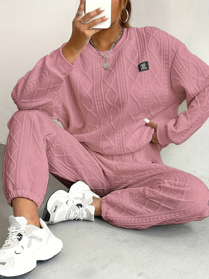 Rosalie - Women's Cable Knit Loungewear