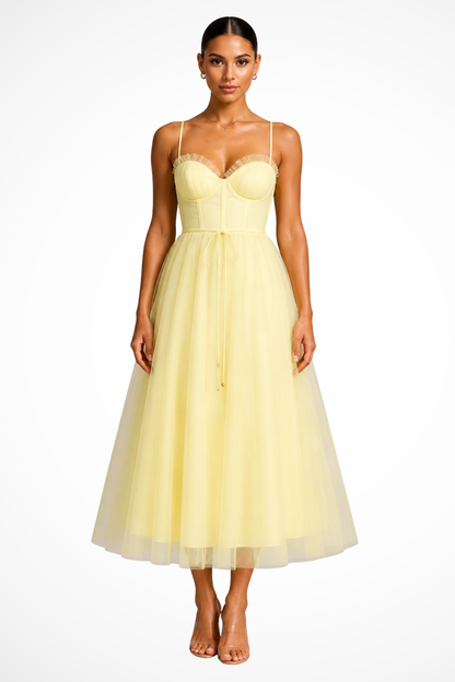 Delphine - Women's Sheath Midi Relaxed Dress - photo 6