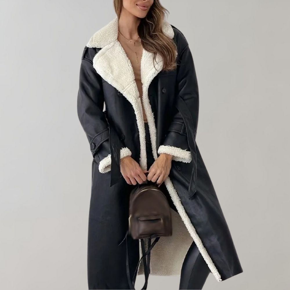 Thea - Women's Shearling Cold Coat