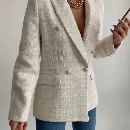 Caitlin - Women's Long-Sleeve Notched Blazer