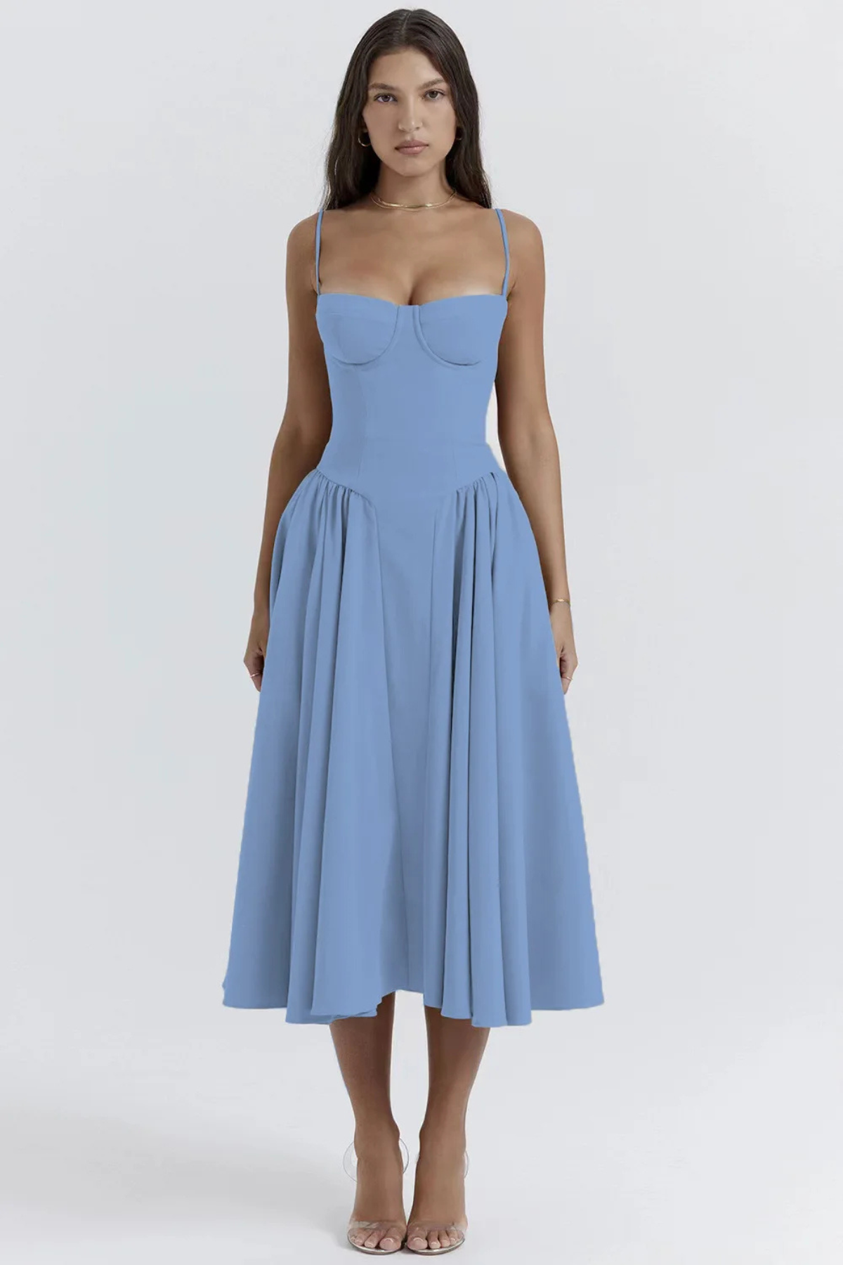 Veerle - Women's Flared Midi Dress - photo 5