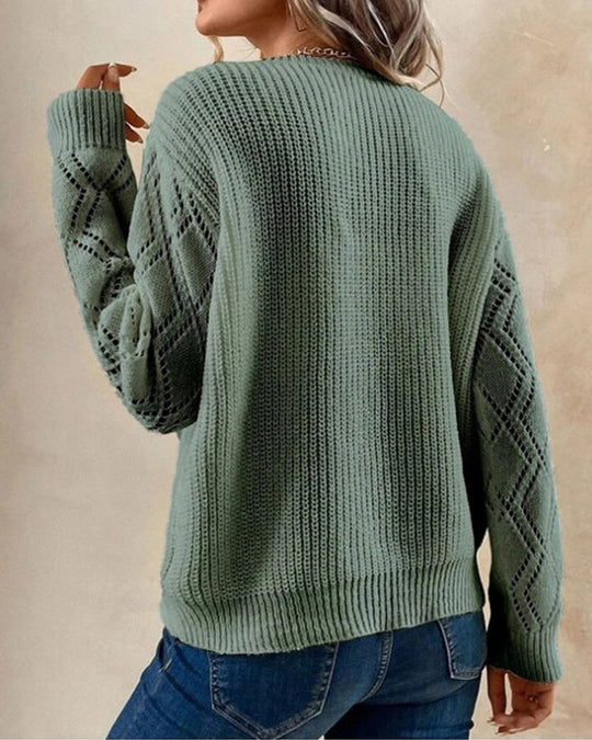 Magdalena - Women's V-neck Medium Sweater - photo 2