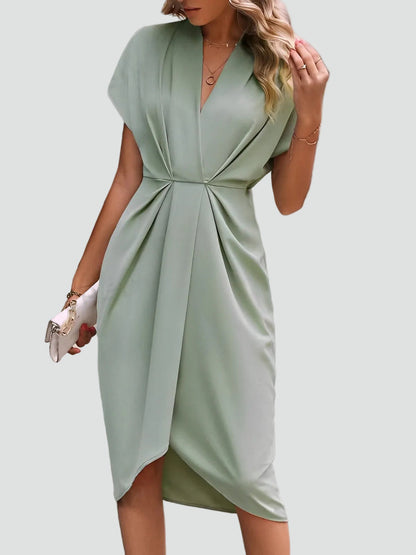 Zinnia - Women's Wrap Midi Dress - photo 2