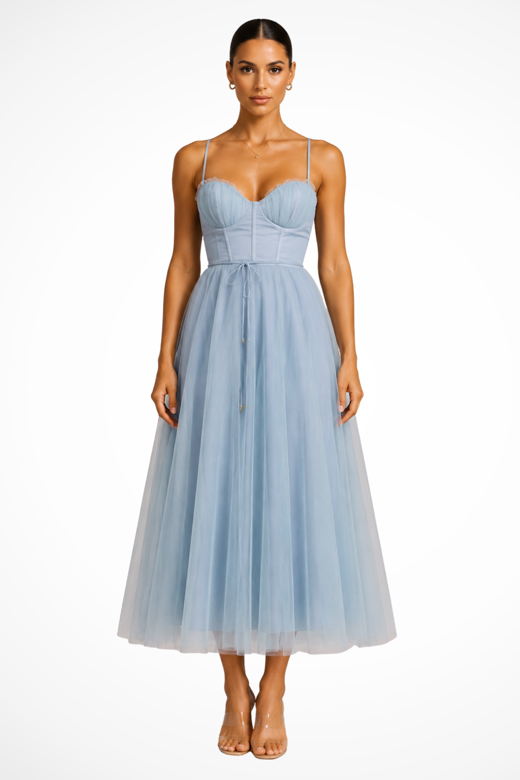 Delphine - Women's Sheath Midi Relaxed Dress - photo 8