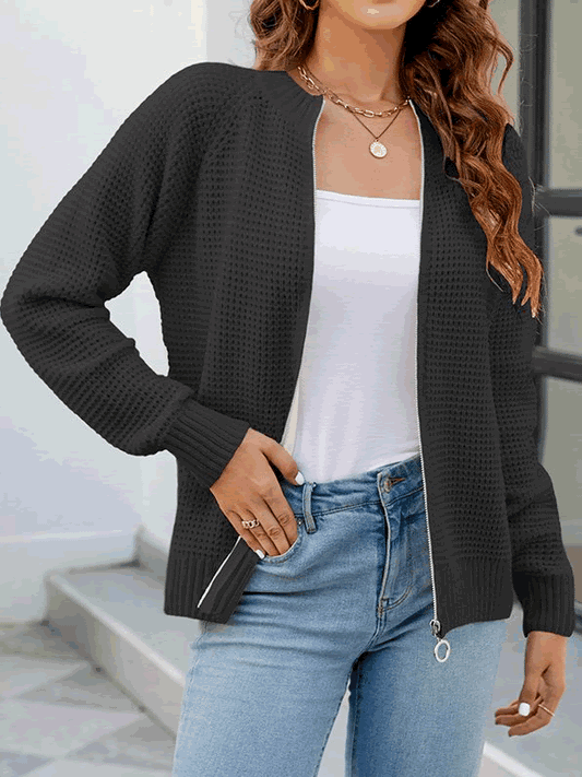 Janet - Women's Zip-Up Cardigan - photo 1