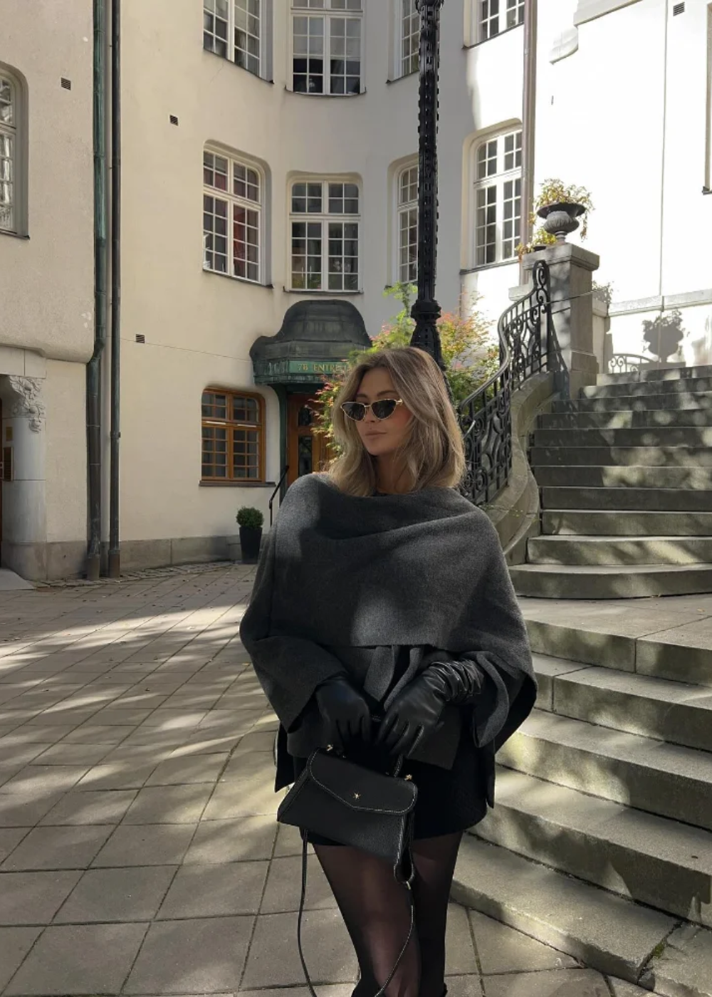 Vivian - Women's Luxe Cape Coat - photo 6
