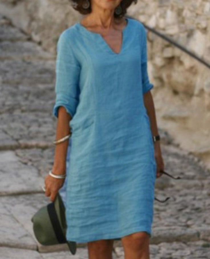 Violette - Women's Sheath Midi Dress - photo 5