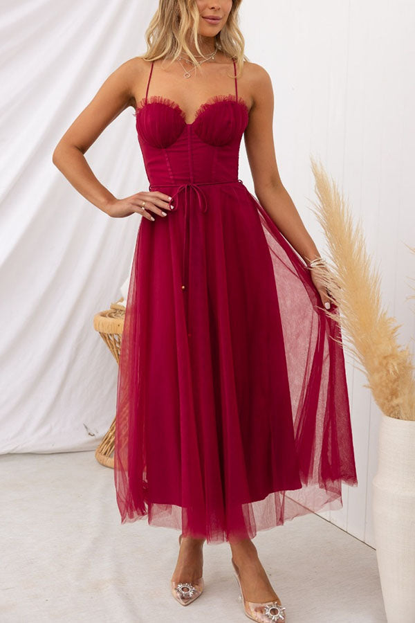 Tove - Women's Midi Sweetheart Dress - photo 7