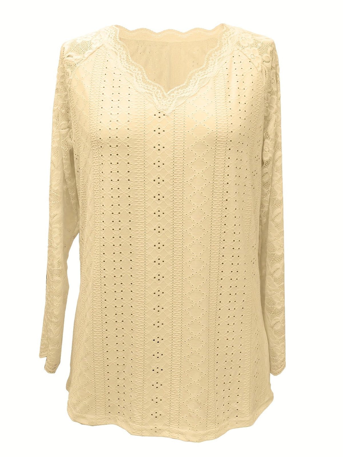 Sylvie - Women's Long Lace-Sleeve Blouse - photo 18